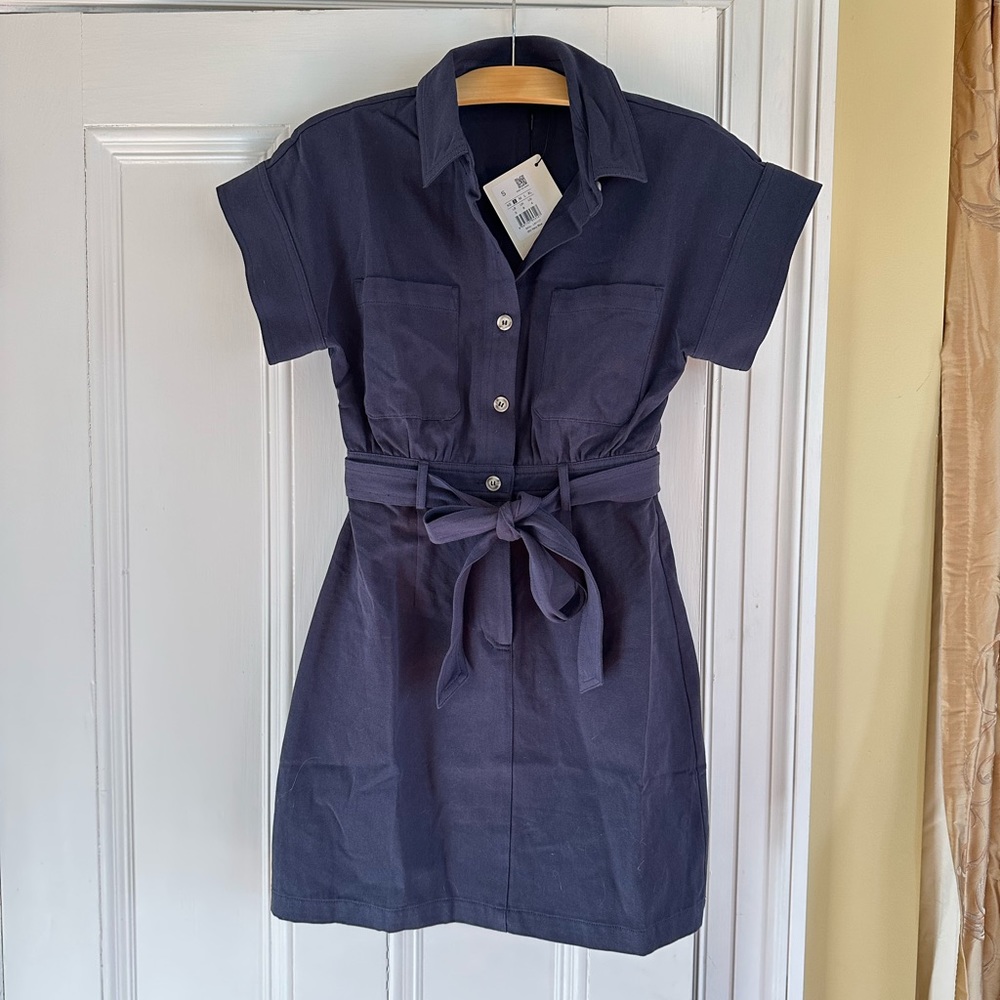 Tailored shirt dress S